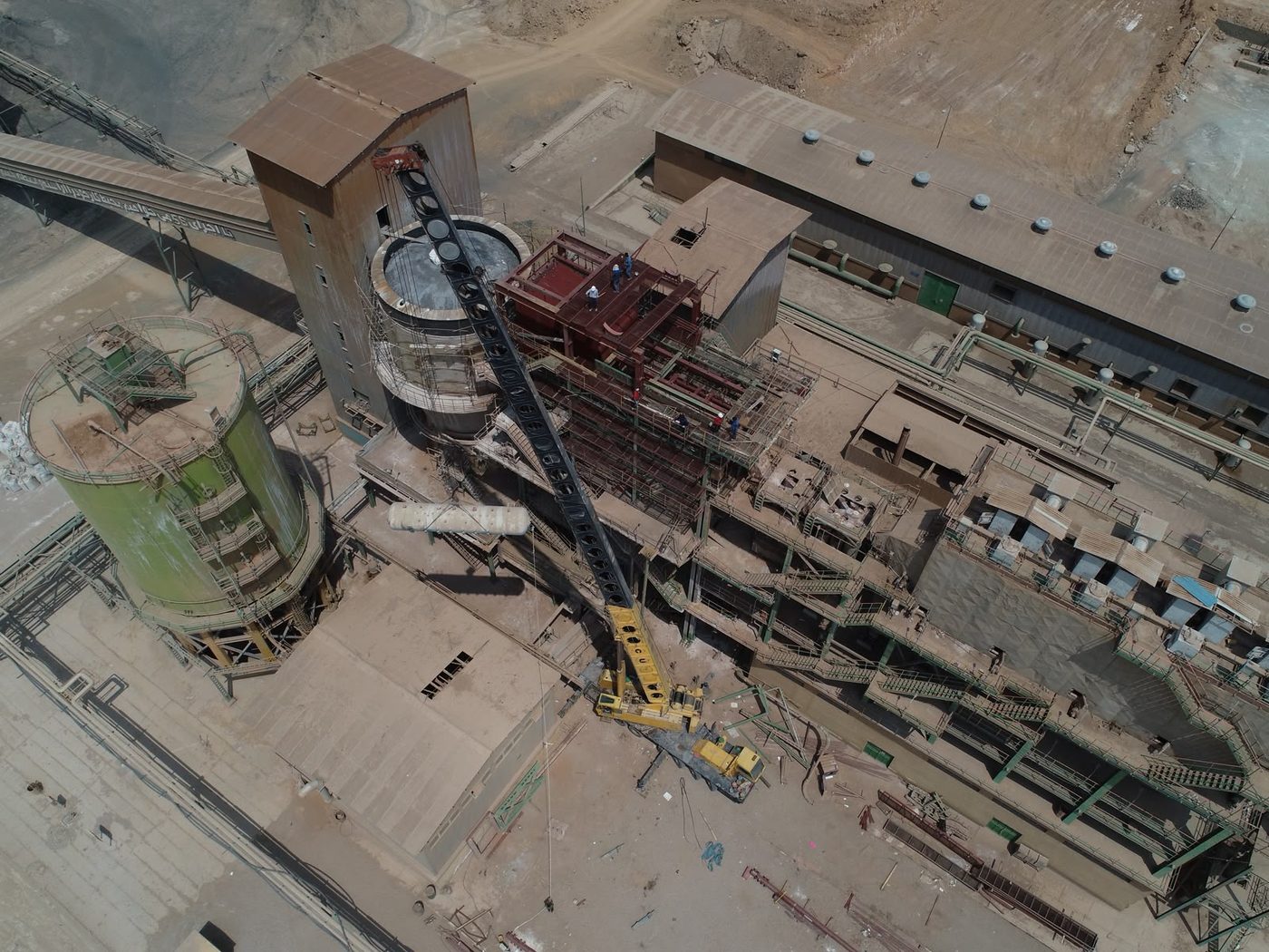 Bafgh zinc roasting plant revamping, Yazd, Iran