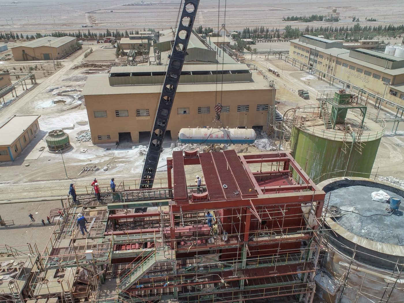 Bafgh zinc roasting plant revamping, view 4